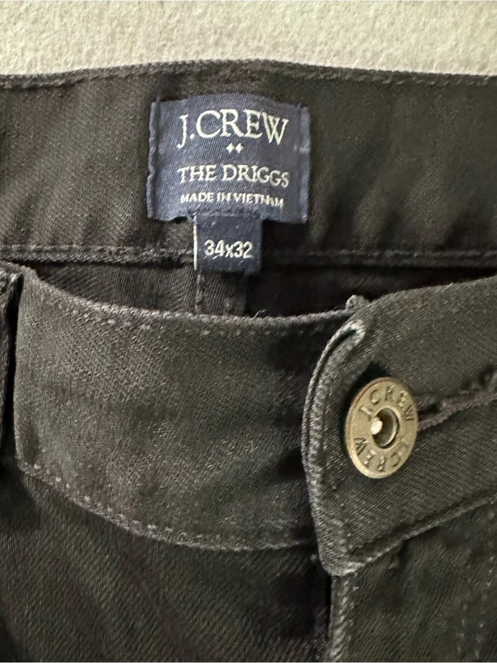 J. Crew Men's Slim Straight Jeans in Black